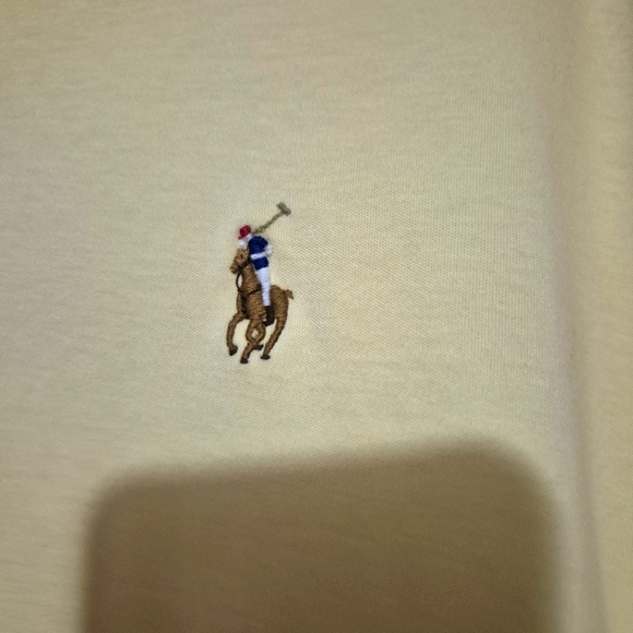 Polo by Ralph Lauren Men's Yellow Polo Shirt..SIZE:L - Picture 7 of 14